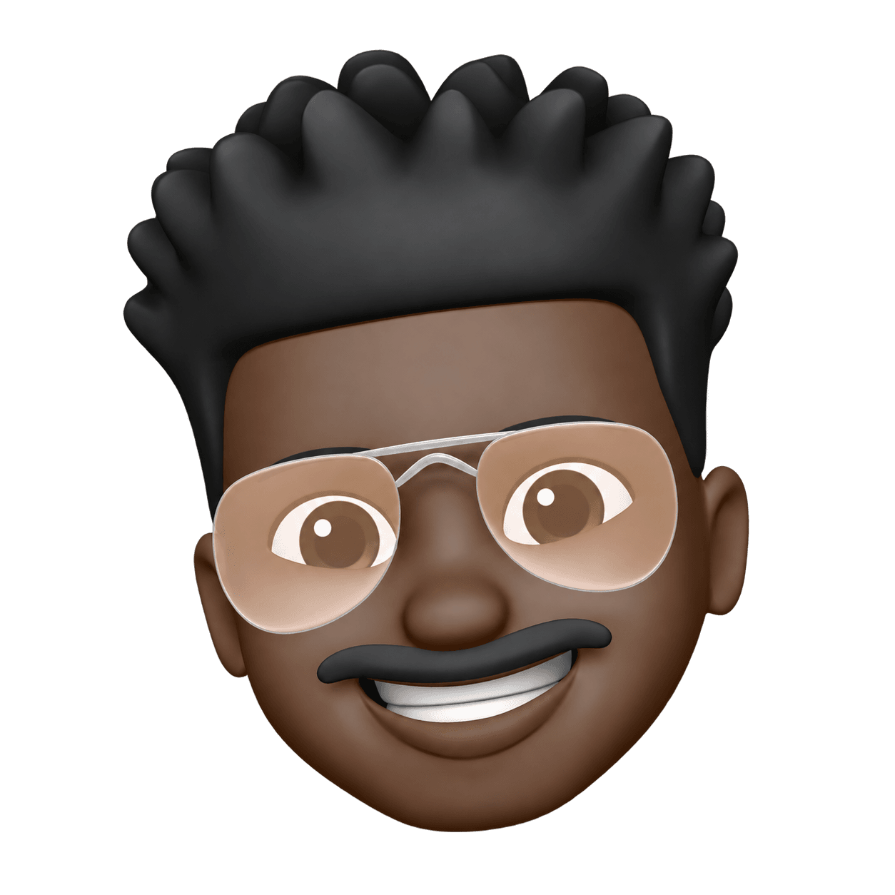 Our founder’s smiling Memoji